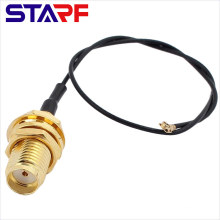 STA HF-Koaxialkabel-Antennenübertragungskabel SMA zu IPEX UFL mit 1,13-mm-Pigtail-Kabel